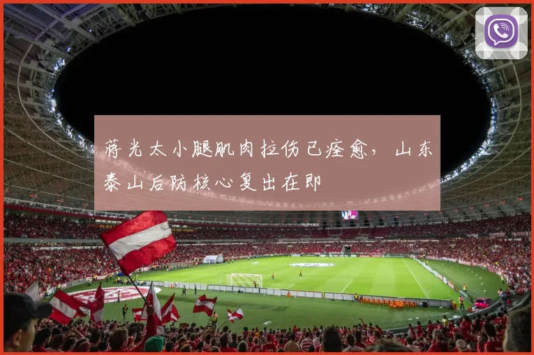 蒋光太小腿肌肉拉伤已痊愈，山东泰山后防核心复出在即