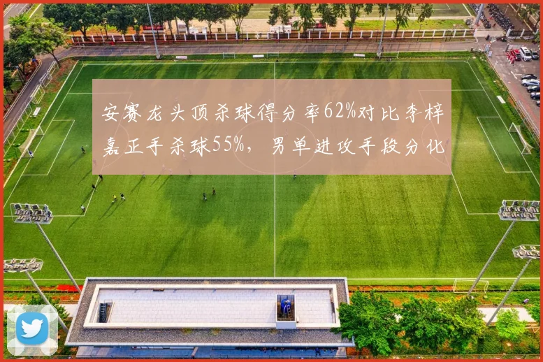 安赛龙头顶杀球得分率62%对比李梓嘉正手杀球55%,男单进攻手段分化